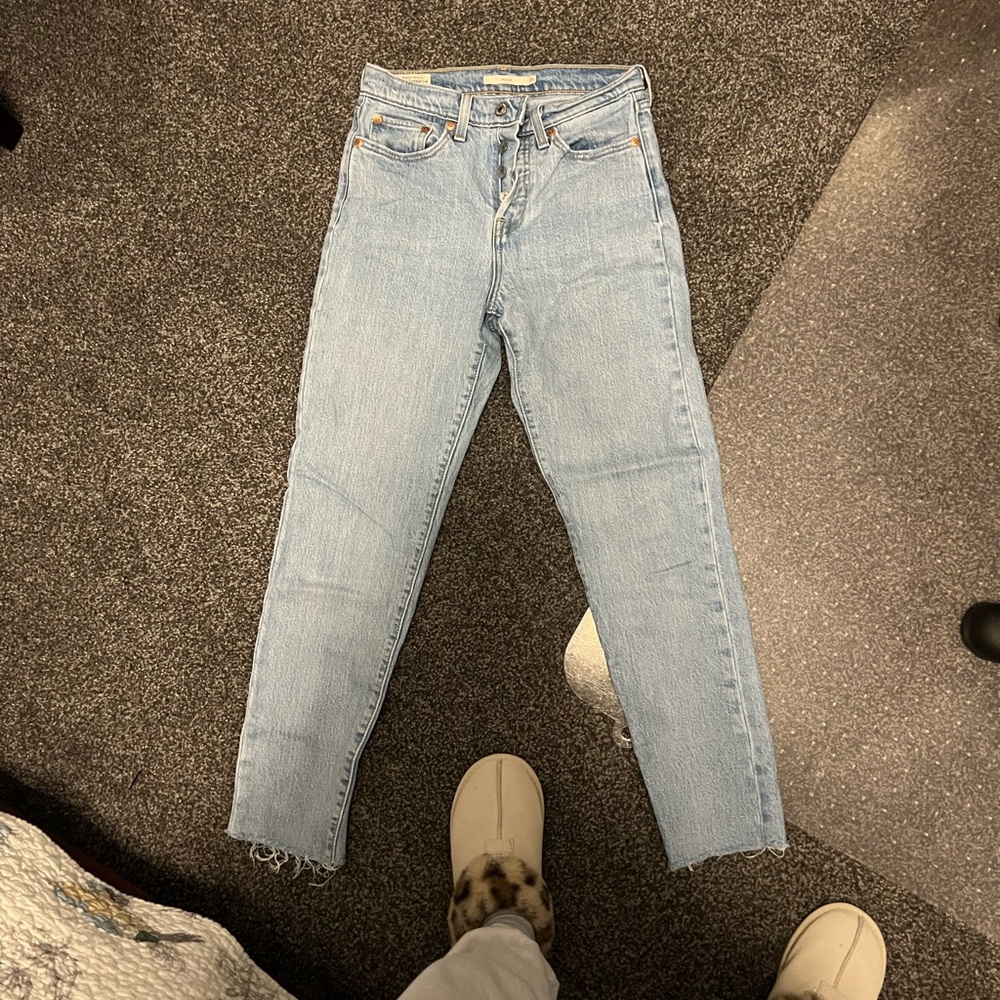 Light Blue Women's Jeans Levi’s wedgie striaght